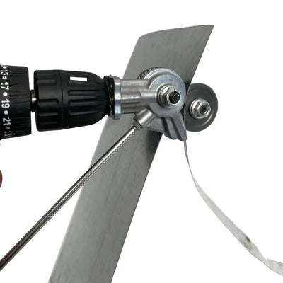 Electric Drill Refitting Plate Shears Effortlessly Cut Through Stainless Steel, Aluminum & Iron Sheet - LKBA