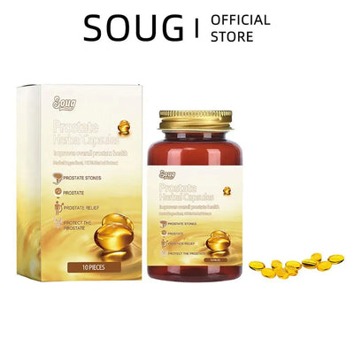 30pcs Prostate Natural Herbal Capsules Prostate Urgency Symptoms Remover Capsules For Men Soothing Body Health Care - LKBA