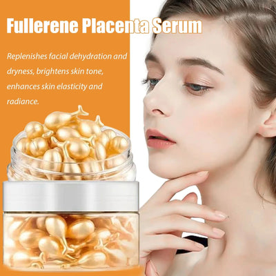 50Pcs Collagen Face Care Capsules Serum Spot Acne Wrinkle Remover Firming Whitening Hyaluronic Acid Essence Skin Care New style - LKBA