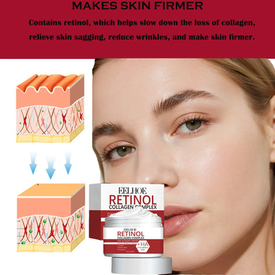 Anti-Aging Retinol Cream Collagen Wrinkle Remover Face Care Cream for Moisturizer Whitening Brighten Skin Care Products - LKBA