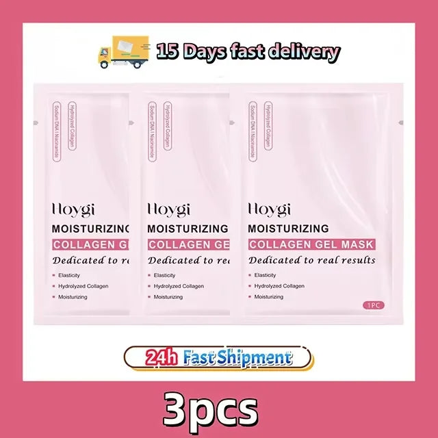 Bio-Collagen Face Mask Anti-Wrinkle Firming Lift Deep Hydrating Overnight Mask Shrink Pores Brightening Repair Skin Care - LKBA