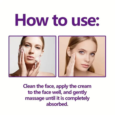 2 Minutes Facial Lifting Day and Night Cream Contains Retinol, Hyaluronic Acid and Collagen - Moisturizing Lotion Suitable for All Light Skin Tone - LKBA