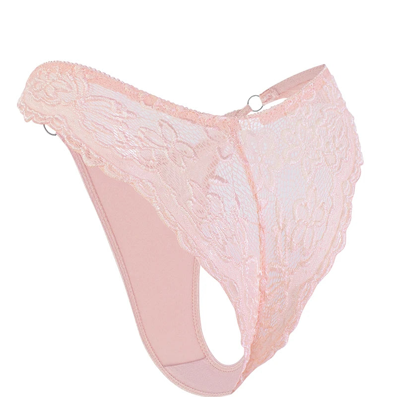 1pcs 2025 New Style Embroidery Floral Panties Low Rise Solid Elegant Lady Briefs Breathable Comfortable Sexy Lingerie Underpants - LKBA