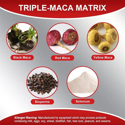 Maca Root Supplement - Builds Muscle and Strength, Maximize Vitality and Performance - LKBA