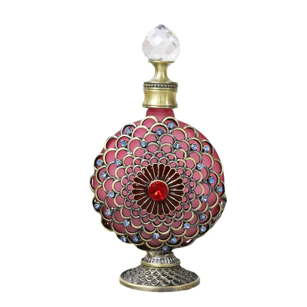 30ml Luxury Vintage Perfume Bottles parfum Mini Travel Essentials Oil Glass Dubai Refillable Perfume Refill mini Dropper Bottle - LKBA