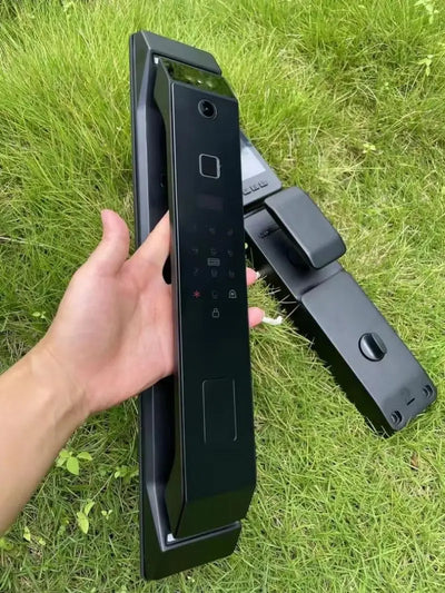 Electronic Automatic Smart Door Lock 3D Face Recognition Fingerprint Keyless Password Wi-Fi Camera frid Card Home Lock with Tuya - LKBA