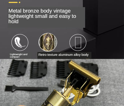 T9 Hair Clipper Repair Beard Shaving Body Hair Trimmer Clippers Electric Machine Men Haircut Machine 0mm Barber Shaver - LKBA