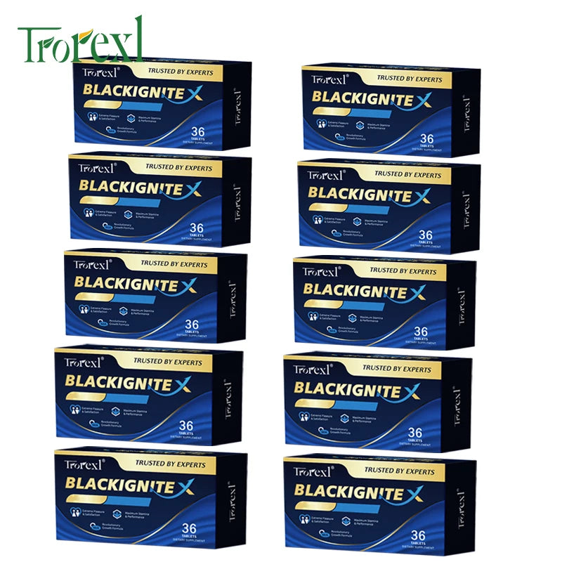 BlackIgniteX Natural Male Enhancing Supplement- Boosts Strength & Firmness for Men, Enhanced Stamina Performance & Endurance - LKBA