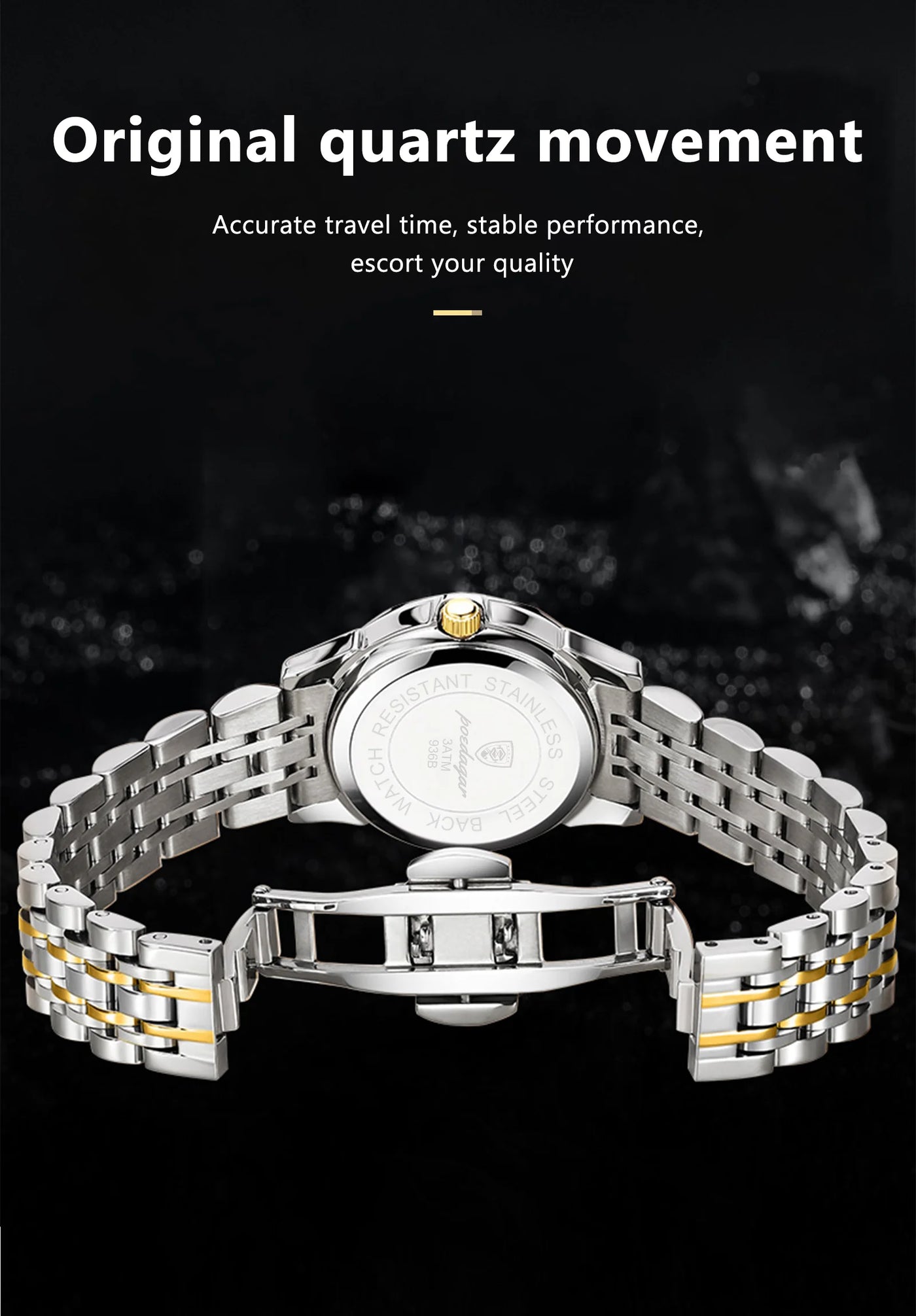 POEDAGAR Luxury Watch for Man Elegant Date Week Waterproof Luminous Men Watch Quartz Stainless Steel Sports Men's Watches reloj - LKBA