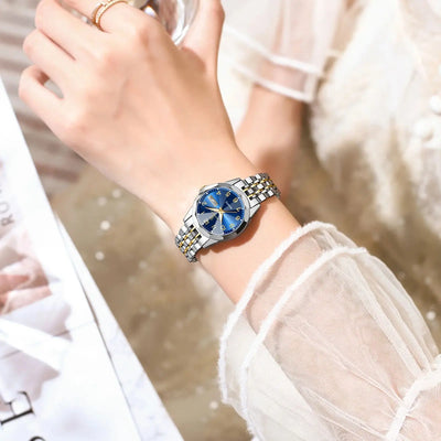 POEDAGAR Luxury Ladies Wristwatch Waterproof Luminous Date Week Women Quartz Watch Stainless Steel Women‘s Watches Female Reloj - LKBA