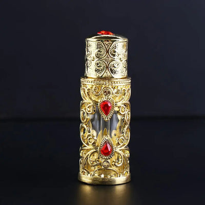 Alloy Dropper Arabian Style Dubai Middle East Style Perfume Bottles Cosmetic Container Refillable Bottles Essential Oil Bottles - LKBA