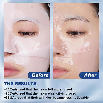 Deep Collagen Anti Wrinkle Lifting Mask Collagen Face Mask Overnight, Deep Collagen Mask for Lifting Firming Moisturizing - LKBA
