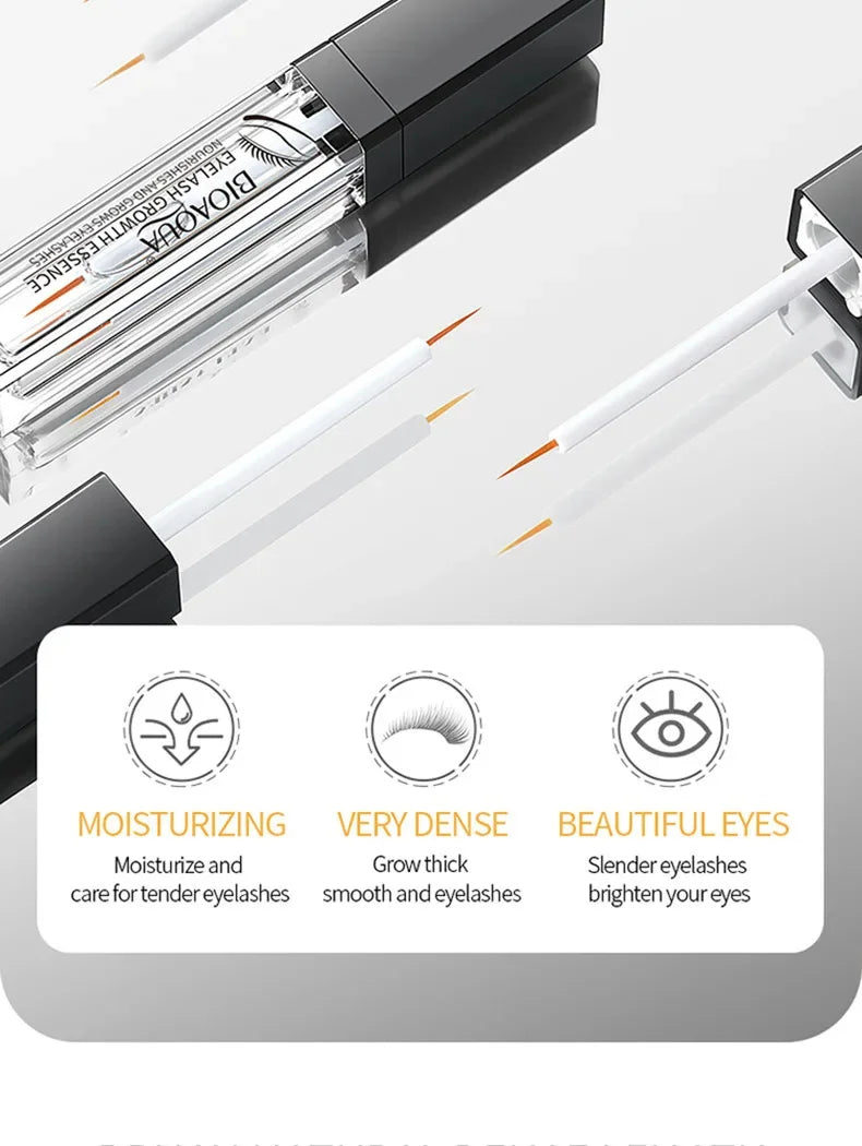 Fast Eyelash Growth Serum 7 Days Natural Eyelash Enhancer Longer Fuller Thicker Curling Lash Treatment Eye Care Products Makeup - LKBA