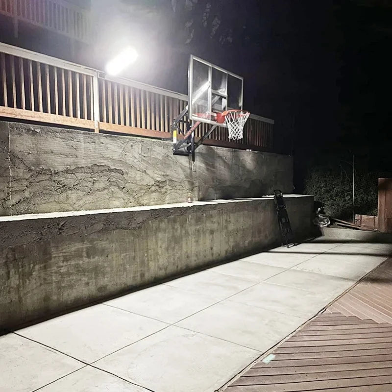 250W Solar Lights Outdoor Waterproof 8000LM LED Flood Lights Motion Sensor with Remote 3 Modes Street Lamp for Yard Garden Path - LKBA