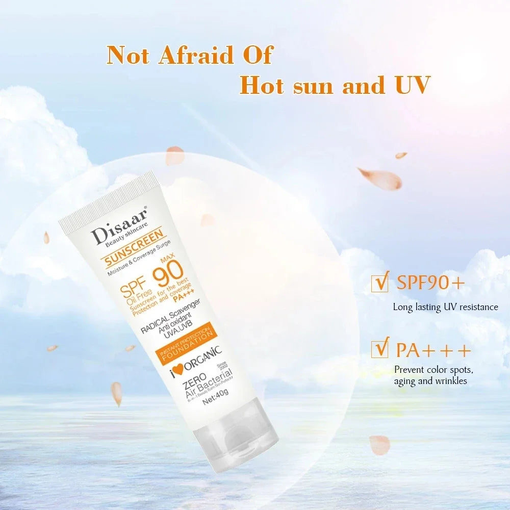 Facial Body Sunscreen Whitening Sun Cream SPF 90 Moisturizing Anti-Aging Oil-control Dust Oil Control Skin Care - LKBA