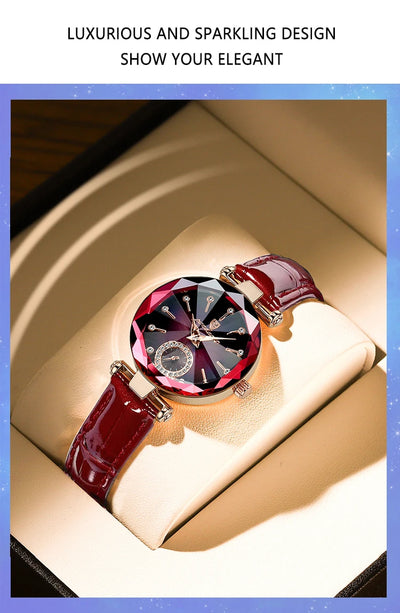 POEDAGAR Top Luxury Watches For Women Waterproof Leather High Quality Quartz Woman's Watch Casual Fashion Ladies Wristwatch Gift - LKBA