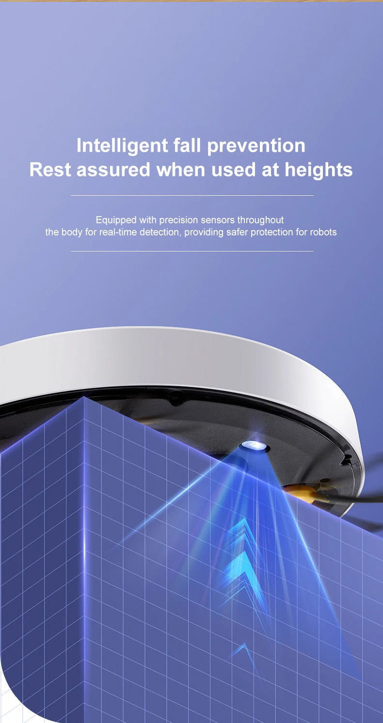 2024 NEW 2800PA 3-in-1 RS800 With Remote Control & APP Super Quiet Smart Robot Vacuum Cleaner Wet & dry Mopping Floor Home Appliance - LKBA