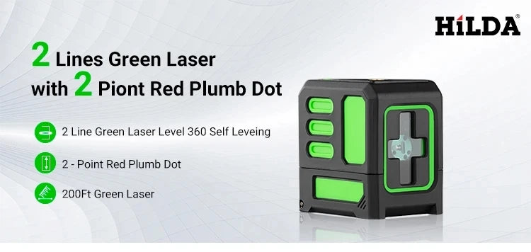 Green Cross Laser Level meter 360 Automatic Level meter Construction Tools and Equipment Optical Instruments - LKBA