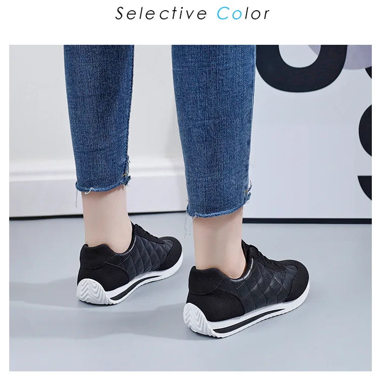 Spring Women's Sneakers Fashion Ladies Vulcanize Shoes Outdoor Running Walking Female Shoes Comfort Lightweight Sneakers Size 41 - LKBA