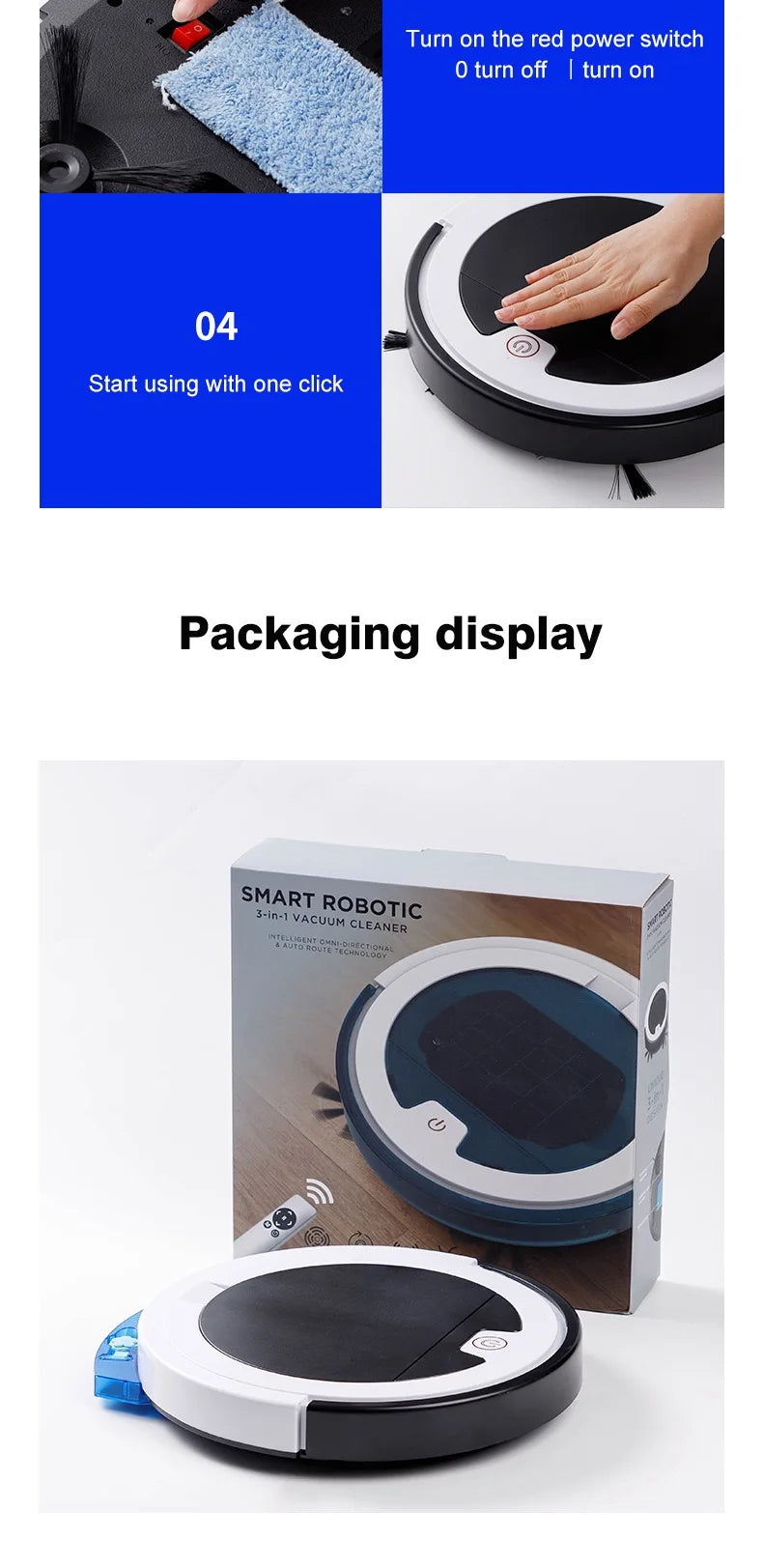 Intelligent Sweeping Robot Large Water Tank Mobile App Remote Control Planning And Cleaning Line Low Noise 2000 Pa Large Suction - LKBA