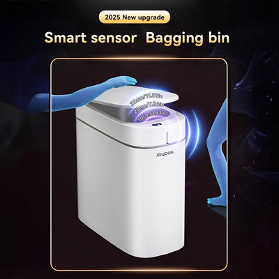 Smart Sensor Garbage Bathroom Trash Can Automatic Adsorption Bag Household Toilet Induction Waterproof Garbage Can Home Supplies - LKBA