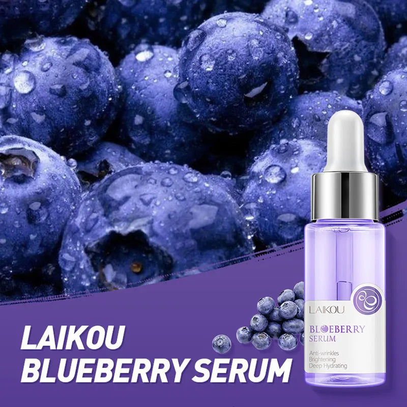 LAIKOU 17ML Japan Sakura Serum Vitamin C Nourish Essense Oil Control 24K Gold Serum Rose Blueberry Skin Care Smoothing Facecare - LKBA