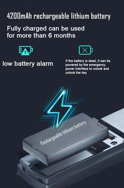 3D Face Recognition Unlock Digital Door Lock With Camera FIngerprint Password Unlock Keyless Electronic Door Lock - LKBA