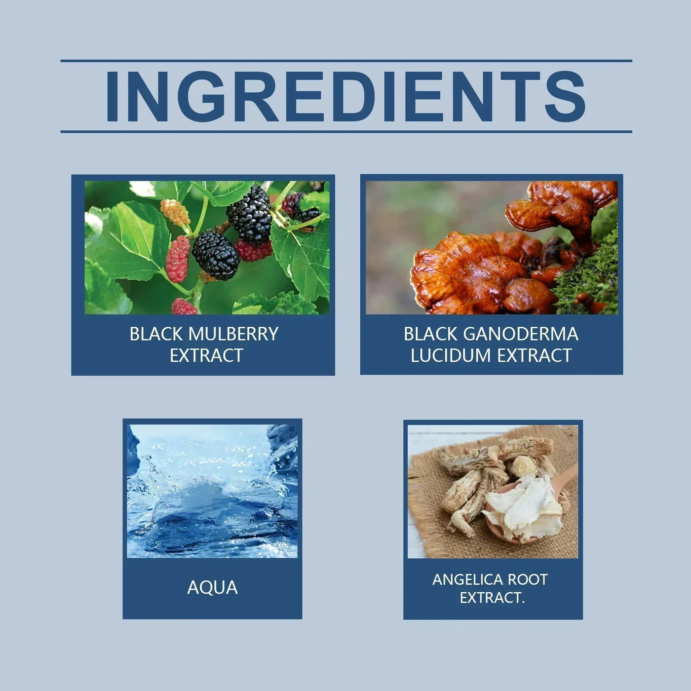 24 NEW White To Black Gray White Hair Serum Natural Color Repair Nourish Essence Anti-gray Care for Men Women - LKBA