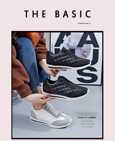 Spring Women's Sneakers Fashion Ladies Vulcanize Shoes Outdoor Running Walking Female Shoes Comfort Lightweight Sneakers Size 41 - LKBA