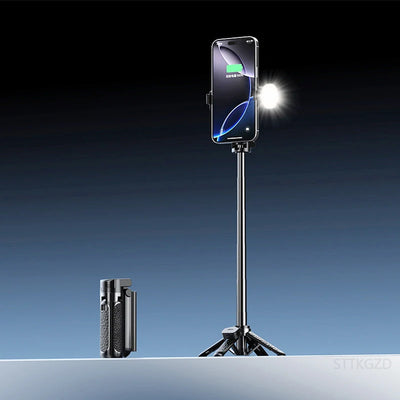 Super Mini Selfie Stick Portable Phone Holder Shooting Aid Versatile Integrated Design Bluetooth Remote - LKBA