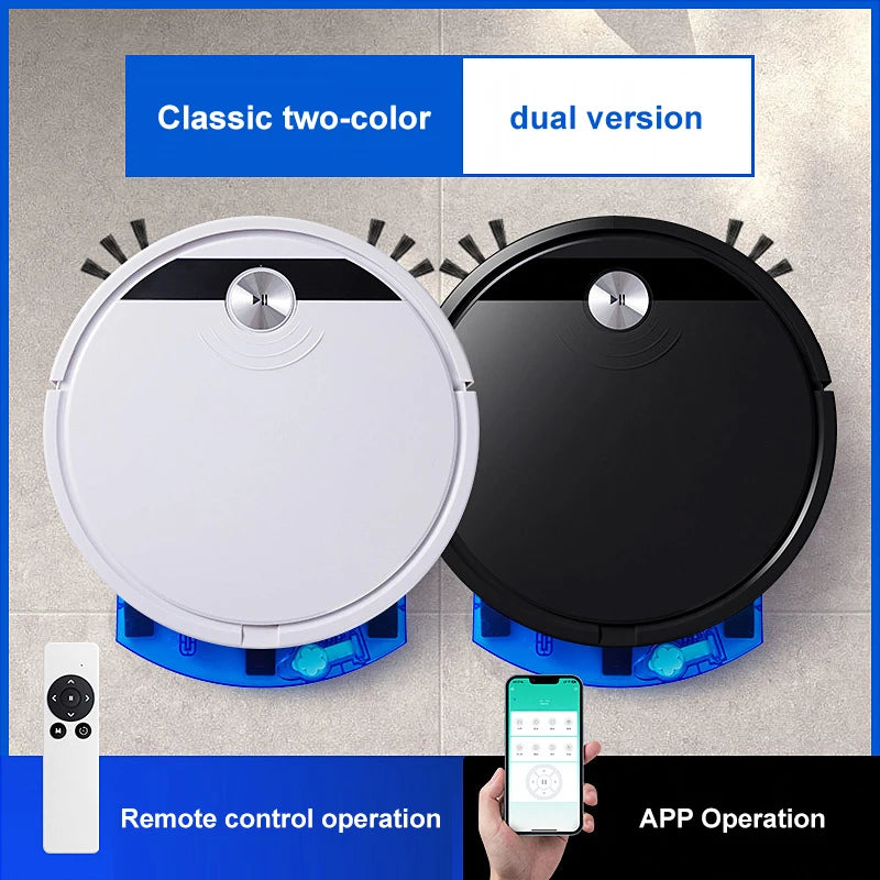 2024 NEW 2800PA 3-in-1 RS800 With Remote Control & APP Super Quiet Smart Robot Vacuum Cleaner Wet & dry Mopping Floor Home Appliance - LKBA