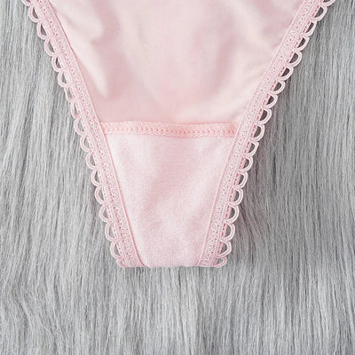 Women Sexy Lace Panties Low-waist Thong Female Underwear Hollow Cross Strappy G-String Breathable Lingerie Embroidery Intimates - LKBA