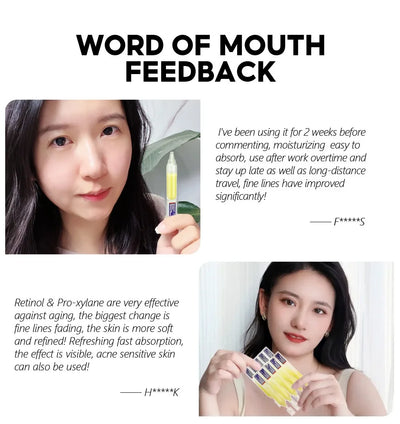 Retinol + Pro-xylane Ampoule serum  Repairs Strengthens The Skin And Diminishes Fine Lines Face Beauty Skin Care 15pcs - LKBA