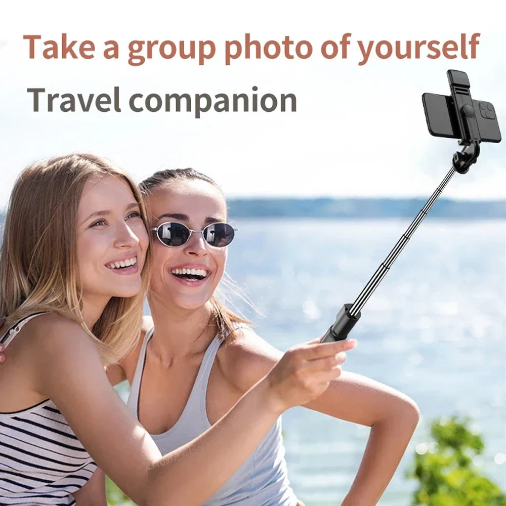 3 In 1 Bluetooth Wireless Selfie Tripod with Fill Light Shutter Remote Control - LKBA