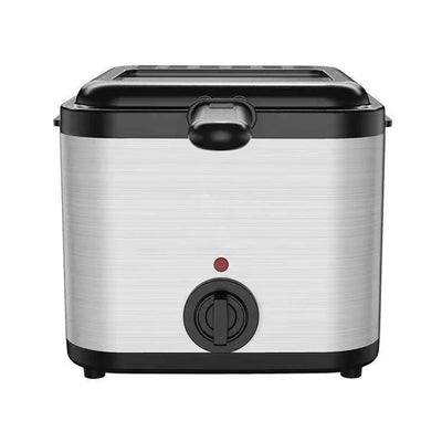 2.5L Electric Fryer Household Mini Electric Fryer 1000W Multiple Function Stainless Steel Fryer Kebab French Fries Machine - LKBA