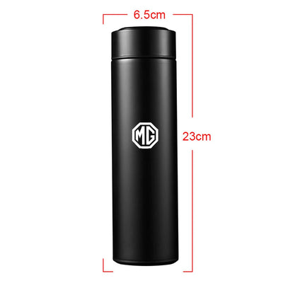 Car 500ml Smart Thermo Mug Drink Flask Temperature Display For MG ZS 5 7 6 Cyberster MG4 EV ES5 HS ONE GT GS MG3 EZS 3SW Scorpio - LKBA