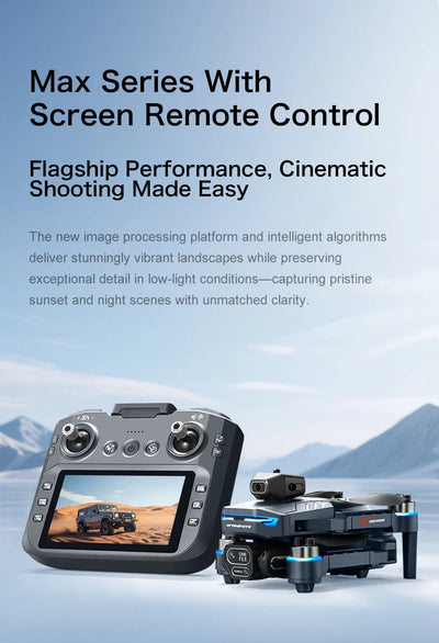 Professional Drone GT8 8K Wide-Angle HD 1080P Camera Wi-Fi FPV Height Hold Foldable RC Drone Quadrotor Helicopter - LKBA