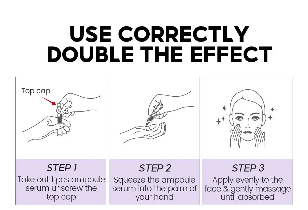 Retinol + Pro-xylane Ampoule serum  Repairs Strengthens The Skin And Diminishes Fine Lines Face Beauty Skin Care 15pcs - LKBA