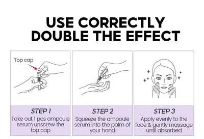 Retinol + Pro-xylane Ampoule serum  Repairs Strengthens The Skin And Diminishes Fine Lines Face Beauty Skin Care 15pcs - LKBA