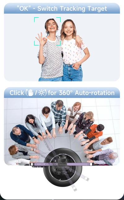 Multifunctional selfie stick with light - LKBA