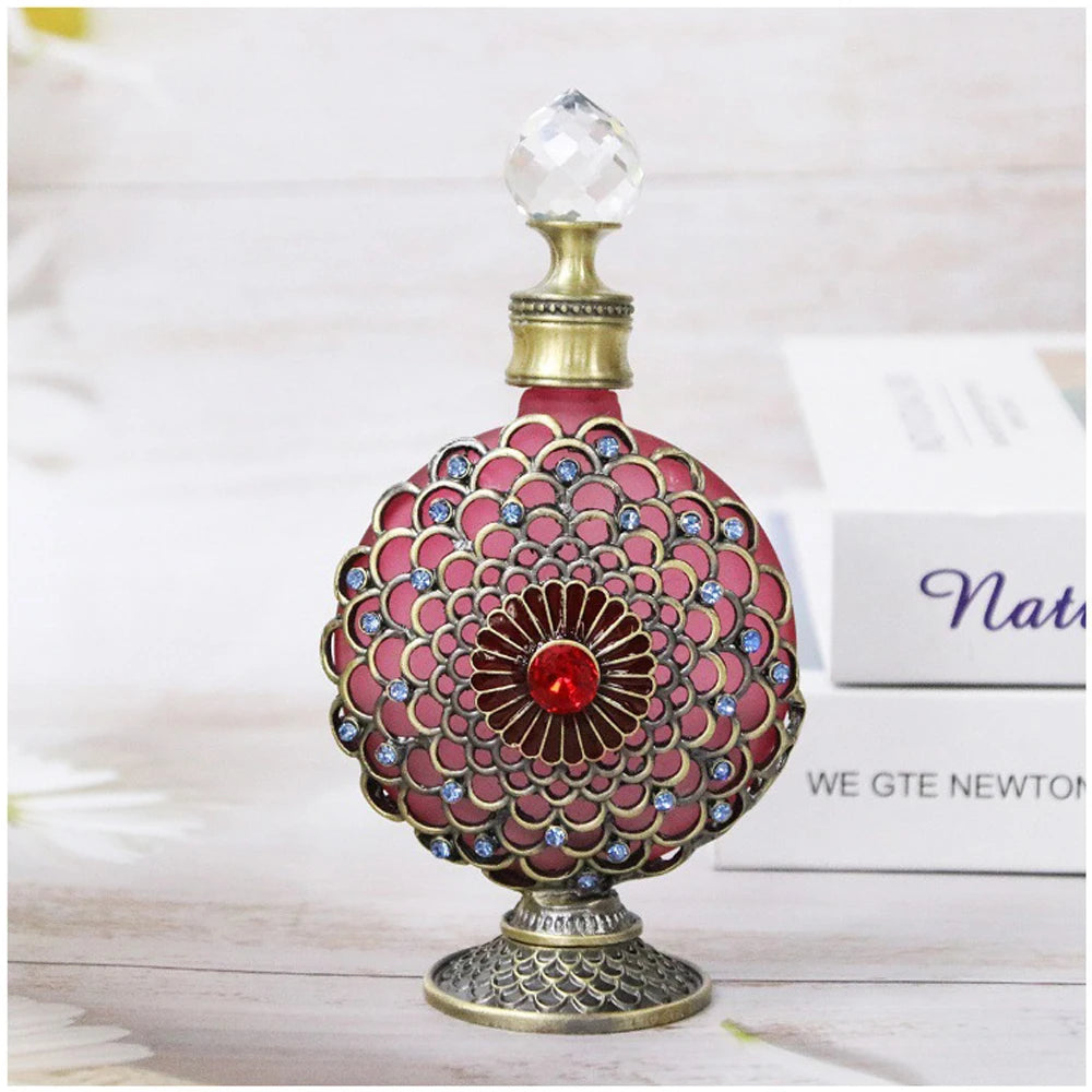 30ml Luxury Vintage Perfume Bottles parfum Mini Travel Essentials Oil Glass Dubai Refillable Perfume Refill mini Dropper Bottle - LKBA