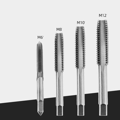 5pcsM3 M4 M5 M6 M8 M10 M12 Machine Screw Thread Metric Plug T-shaped Tap - LKBA