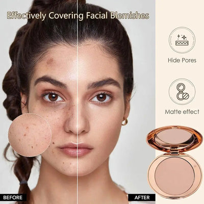 Setting Powder Small Samples Oil Control Concealer Matte Waterproof Foundation Brighten Skin Contour Long Lasting Makeup - LKBA