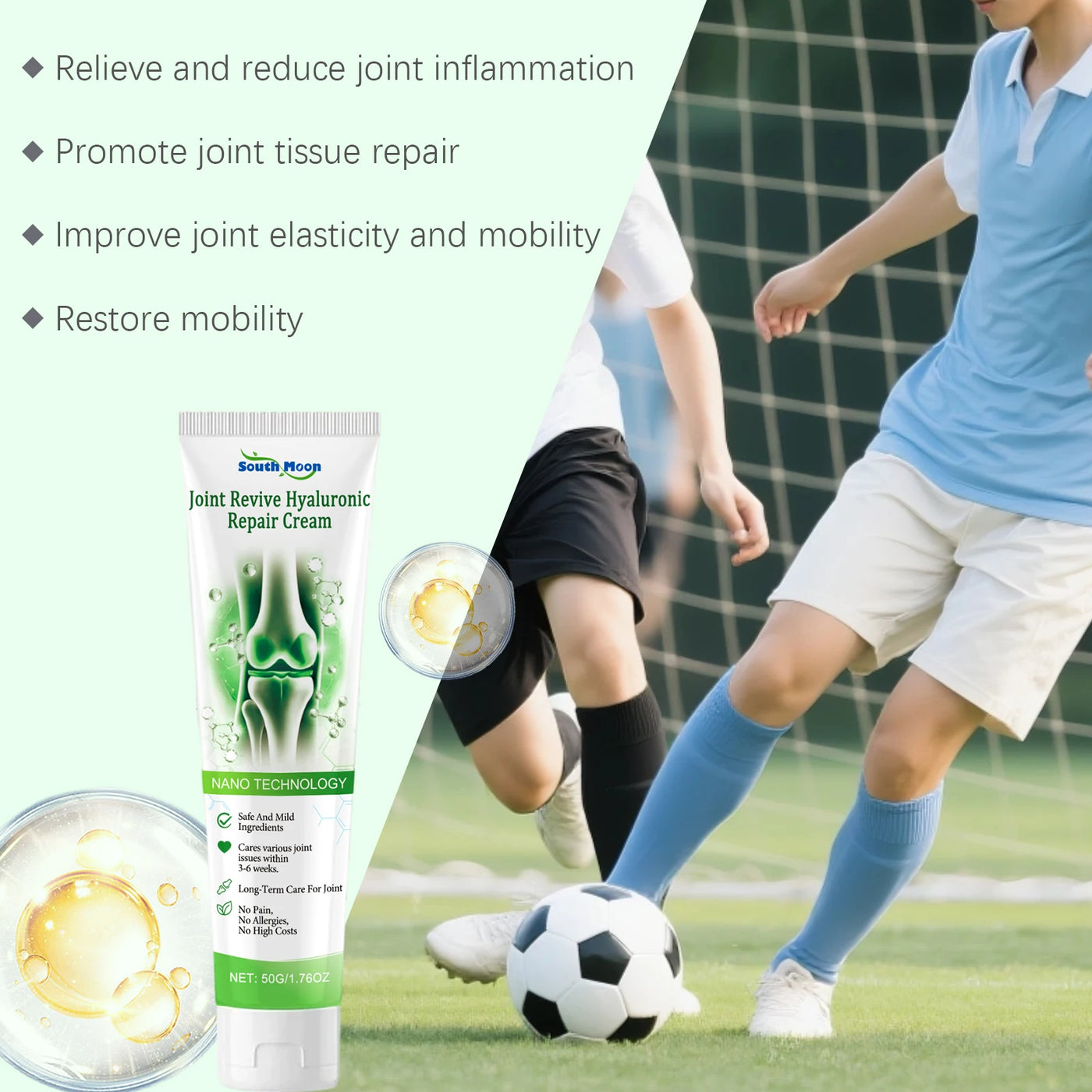 Meniscus Repair Cream Cure Knee Arthritis Back Shoulder Lumbar Analgesic Relieve Muscle Strain Joint Swelling Pain Relief Cream - LKBA