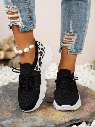 shoes woman 2025 [Leopard print sneakers] lightweight and breathable women's casual sneakers.women's shoes sale shoes - LKBA