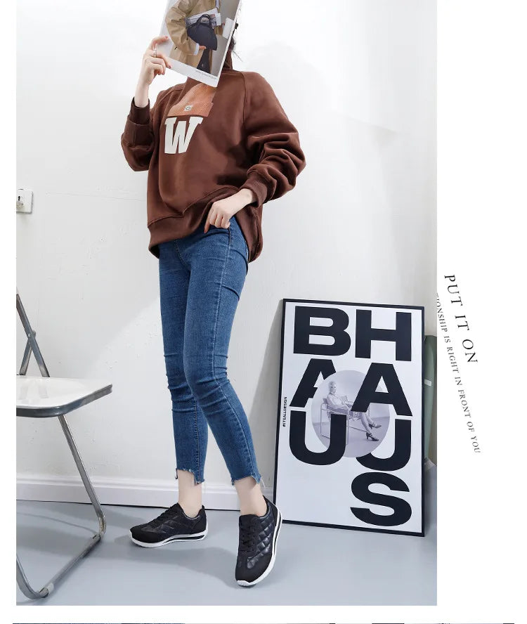 Spring Women's Sneakers Fashion Ladies Vulcanize Shoes Outdoor Running Walking Female Shoes Comfort Lightweight Sneakers Size 41 - LKBA