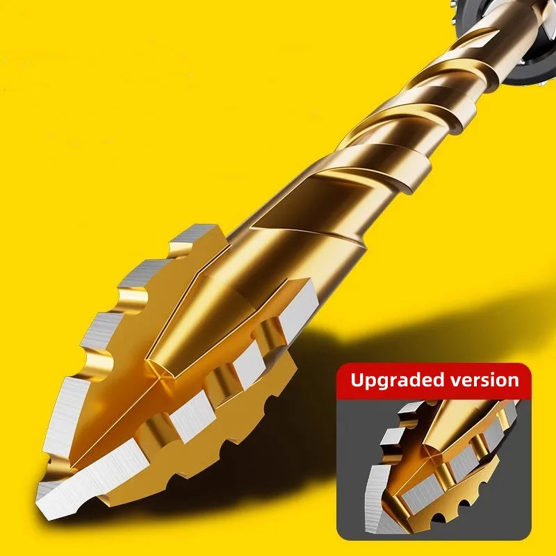 Upgraded four-edged sawtooth drill bit for tile drilling and concrete special electric drill ultra-high hardness drill bit - LKBA