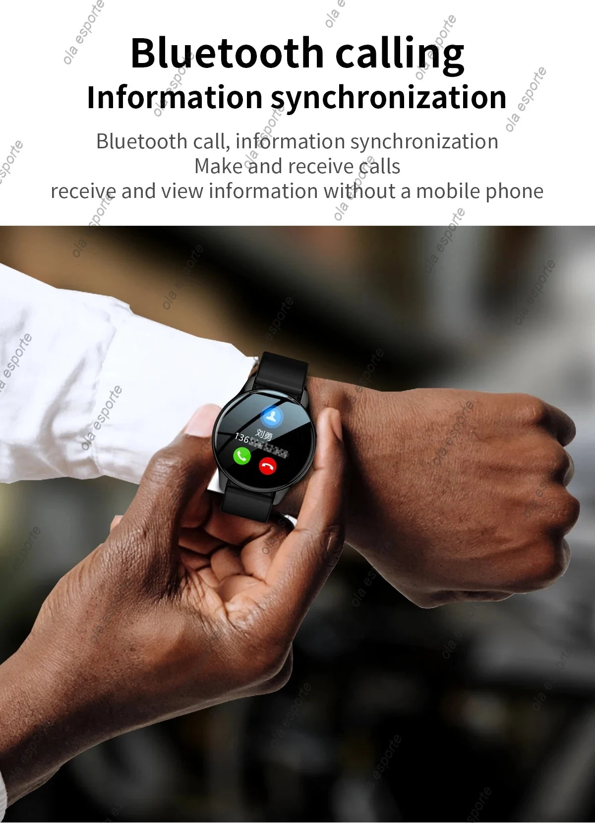 Bluetooth Call Smart Watch Pro 1.39-Inch Custom Dials Music Sports Men Women Watch 6 Health Monitor Smartwatch For Android IOS - LKBA