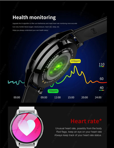 Bluetooth Call Smart Watch Pro 1.39-Inch Custom Dials Music Sports Men Women Watch 6 Health Monitor Smartwatch For Android IOS - LKBA