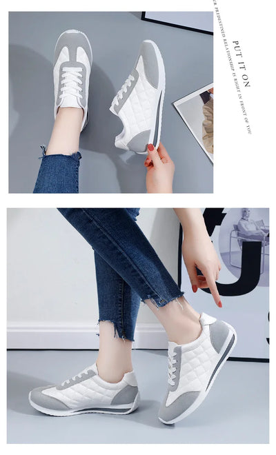 Spring Women's Sneakers Fashion Ladies Vulcanize Shoes Outdoor Running Walking Female Shoes Comfort Lightweight Sneakers Size 41 - LKBA